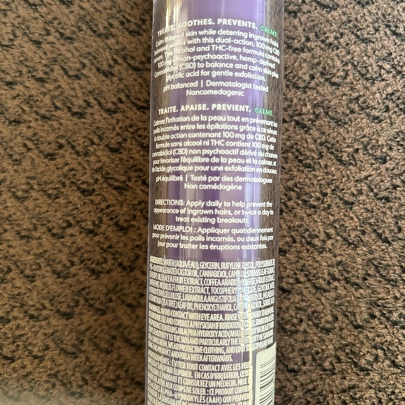 EWC European Wax Center Treat Calming Ingrown Hair Serum 1.7 fl oz Purple NEW - Picture 3 of 3